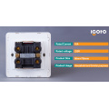 Igoto British Standard 45A Push Button Electric Water Heater Wall Switch